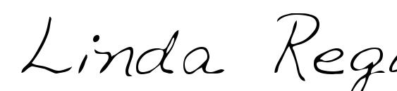 Linda Regular font, free Linda Regular font, preview Linda Regular font