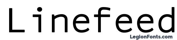 Linefeed Regular Font