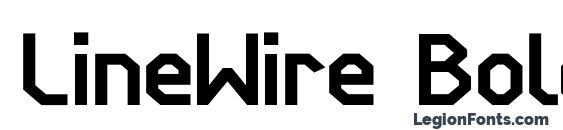 LineWire Bold Font