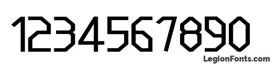 LineWire Regular Font, Number Fonts