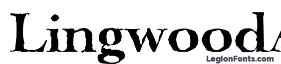 LingwoodAntique Bold font, free LingwoodAntique Bold font, preview LingwoodAntique Bold font