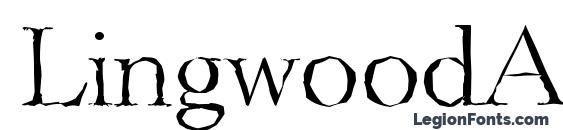 LingwoodAntique Light Regular Font