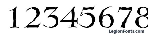 LingwoodAntique Regular Font, Number Fonts