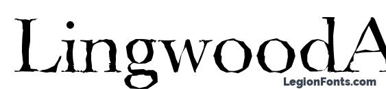 LingwoodAntique Regular font, free LingwoodAntique Regular font, preview LingwoodAntique Regular font