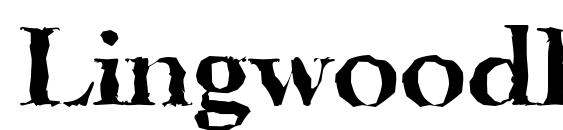 LingwoodRandom Bold font, free LingwoodRandom Bold font, preview LingwoodRandom Bold font