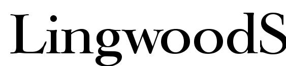 LingwoodSerial Medium Regular Font