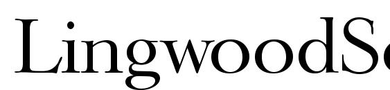 LingwoodSerial Regular Font