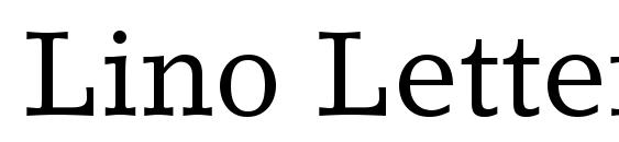 Lino Letter LT Roman Font