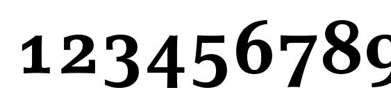 LinoLetter Bold Small Caps & Oldstyle Figures Font, Number Fonts