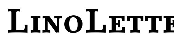 шрифт LinoLetter Bold Small Caps & Oldstyle Figures, бесплатный шрифт LinoLetter Bold Small Caps & Oldstyle Figures, предварительный просмотр шрифта LinoLetter Bold Small Caps & Oldstyle Figures
