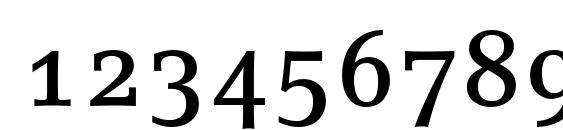 LinoLetter Medium Small Caps & Oldstyle Figures Font, Number Fonts