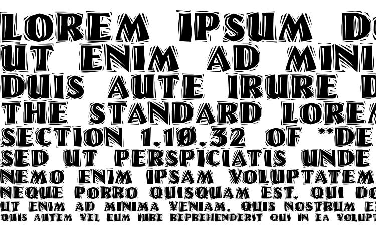 specimens LinoLetterCutRagged font, sample LinoLetterCutRagged font, an example of writing LinoLetterCutRagged font, review LinoLetterCutRagged font, preview LinoLetterCutRagged font, LinoLetterCutRagged font