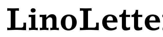 LinoLetterStd Bold font, free LinoLetterStd Bold font, preview LinoLetterStd Bold font