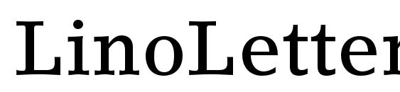 LinoLetterStd Medium Font