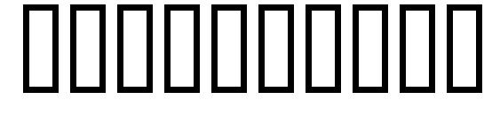 Linotype Afrika One Font, Number Fonts