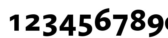 Шрифт Linotype Aroma Bold, Шрифты для цифр и чисел
