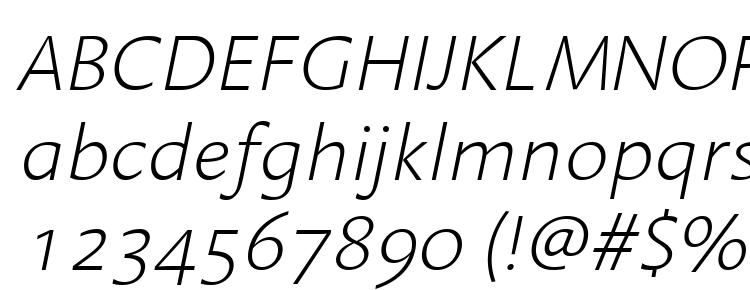 глифы шрифта Linotype Aroma ExtraLight Italic, символы шрифта Linotype Aroma ExtraLight Italic, символьная карта шрифта Linotype Aroma ExtraLight Italic, предварительный просмотр шрифта Linotype Aroma ExtraLight Italic, алфавит шрифта Linotype Aroma ExtraLight Italic, шрифт Linotype Aroma ExtraLight Italic