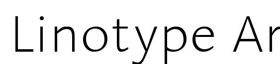 Linotype Aroma ExtraLight Font