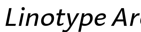 Linotype Aroma Italic Font