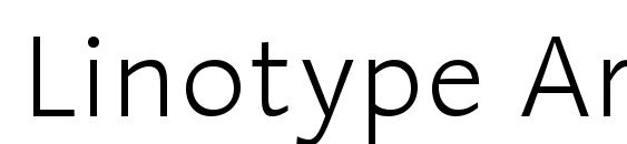 Linotype Aroma Light Font, TTF Fonts