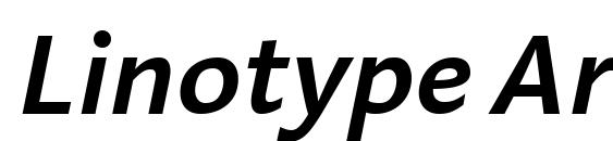 Linotype Aroma Semibold Italic font, free Linotype Aroma Semibold Italic font, preview Linotype Aroma Semibold Italic font