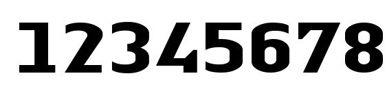 Linotype Authentic Serif Bold Font, Number Fonts