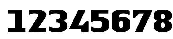 Linotype Authentic Small Serif Black Font, Number Fonts