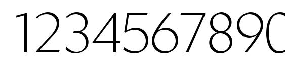 Linotype Brewery Light Font, Number Fonts