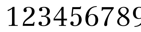 Linotype Centennial LT 45 Light Font, Number Fonts