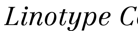 Linotype Centennial LT 46 Light Italic Font, Free Fonts