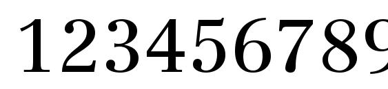 Linotype Centennial LT 55 Roman Font, Number Fonts