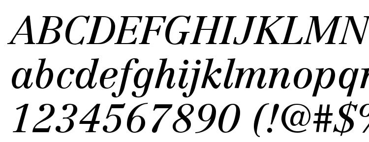 глифы шрифта Linotype Centennial LT 56 Italic, символы шрифта Linotype Centennial LT 56 Italic, символьная карта шрифта Linotype Centennial LT 56 Italic, предварительный просмотр шрифта Linotype Centennial LT 56 Italic, алфавит шрифта Linotype Centennial LT 56 Italic, шрифт Linotype Centennial LT 56 Italic