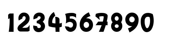 Linotype Charon Bold Font, Number Fonts