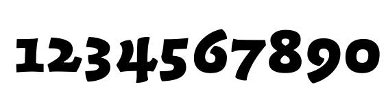 Linotype Conrad ExtraBold Font, Number Fonts