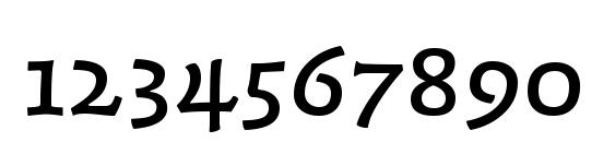 Linotype Conrad Regular Font, Number Fonts