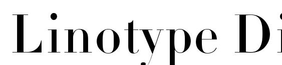 Linotype Didot Headline Oldstyle Figures Font