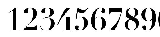 Linotype Didot LT Bold Font, Number Fonts