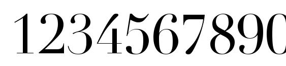 Linotype Didot LT Roman Font, Number Fonts