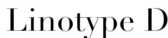 Linotype Didot LT Roman Font
