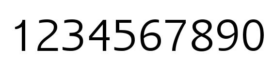 Шрифт Linotype Ergo Regular, Шрифты для цифр и чисел