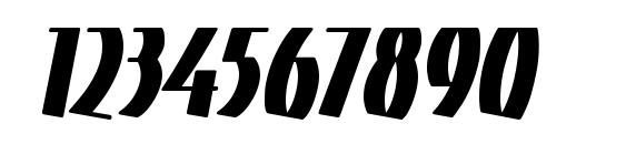 Linotype Gneisenauette Black Font, Number Fonts