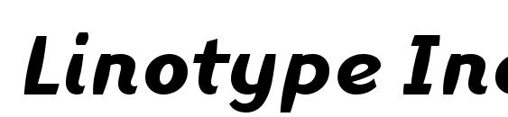 Linotype Inagur Bold Italic font, free Linotype Inagur Bold Italic font, preview Linotype Inagur Bold Italic font