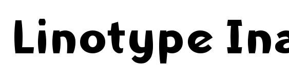 Linotype Inagur Bold font, free Linotype Inagur Bold font, preview Linotype Inagur Bold font