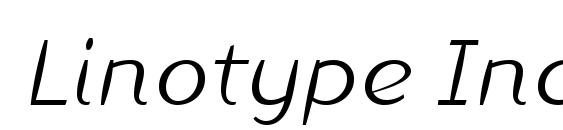 Linotype Inagur Light Italic font, free Linotype Inagur Light Italic font, preview Linotype Inagur Light Italic font
