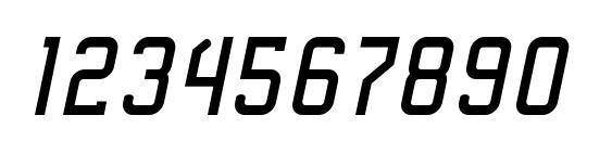 Linotype Kaliber Italic Font, Number Fonts