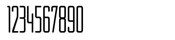 Linotype Lichtwerk Bold Font, Number Fonts