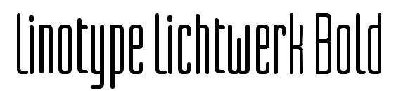 Linotype Lichtwerk Bold Font
