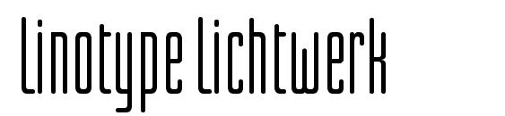 Linotype Lichtwerk Font