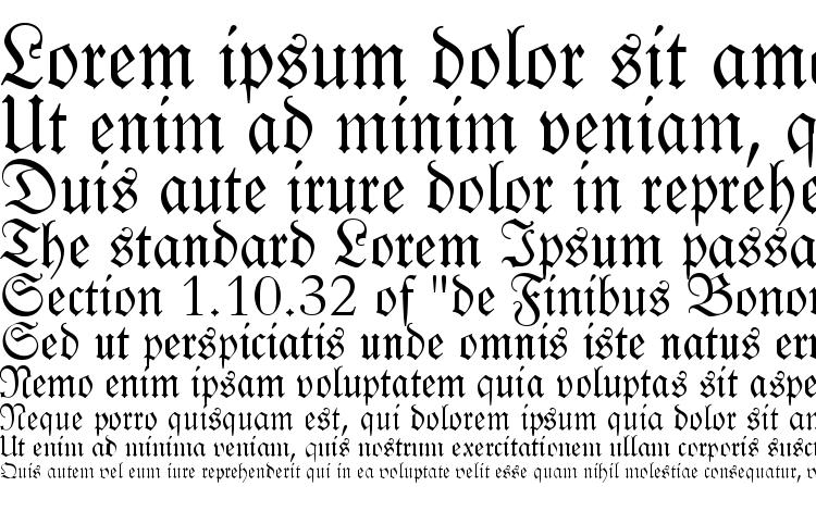 specimens Linotype Luthersche Fraktur font, sample Linotype Luthersche Fraktur font, an example of writing Linotype Luthersche Fraktur font, review Linotype Luthersche Fraktur font, preview Linotype Luthersche Fraktur font, Linotype Luthersche Fraktur font