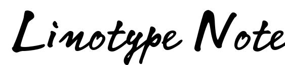 шрифт Linotype Notec, бесплатный шрифт Linotype Notec, предварительный просмотр шрифта Linotype Notec